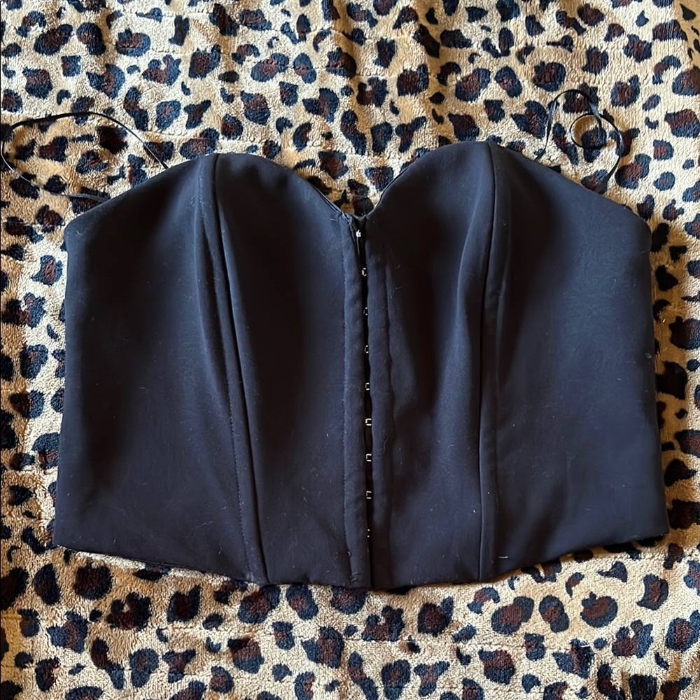 GB Girls Black Strapless Top